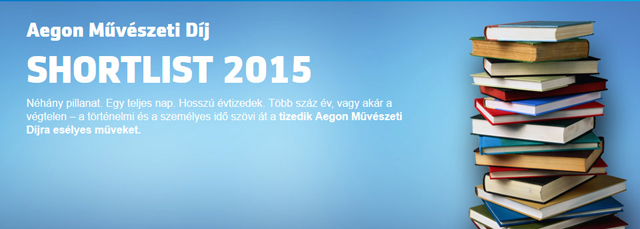 Aegon Művészeti Díj – Shortlist 2015