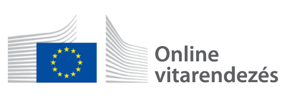 Online vitarendezési platform logo