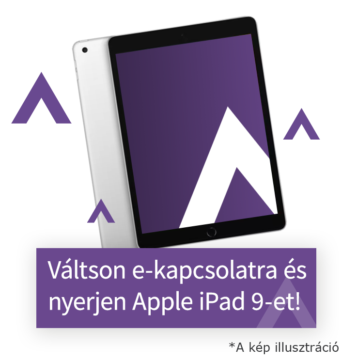 Most az e-kapcsolattal Apple iPad 9-et nyerhet!