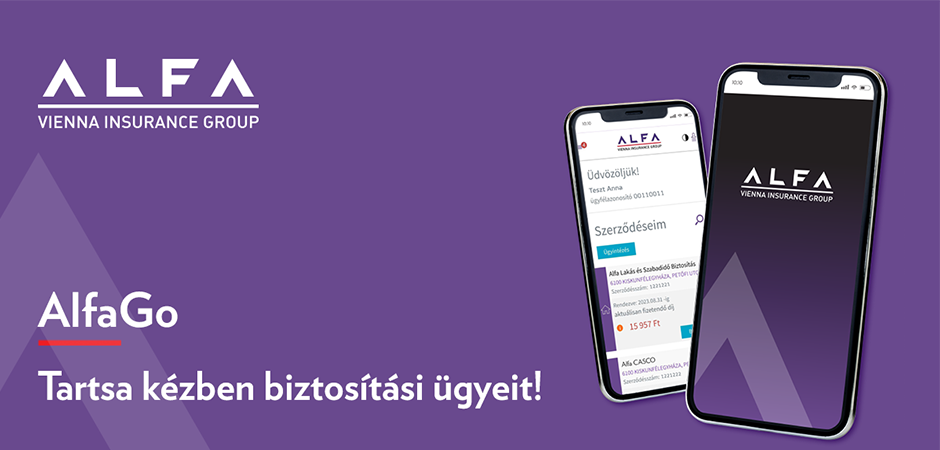 Megjelent az Alfa Biztosító mobilapplikációja, az AlfaGo