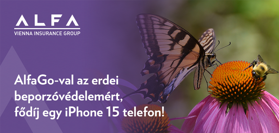 AlfaGo-val az erdei beporzóvédelemért, fődíj egy iPhone 15 telefon!