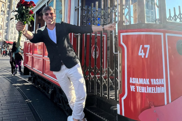 Villamos Isztambulban