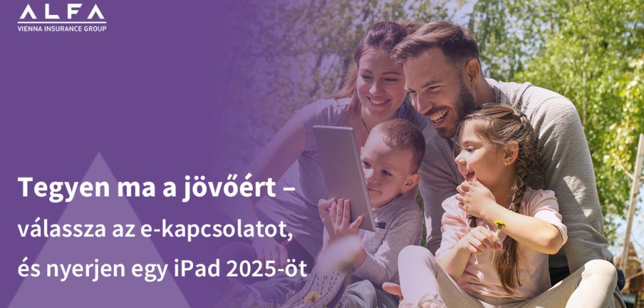 Válassza az e-kapcsolatot, és nyerjen egy iPad 2025-öt!