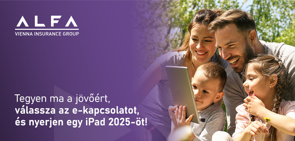 Válassza az e-kapcsolatot, és nyerjen egy iPad 2025-öt!
