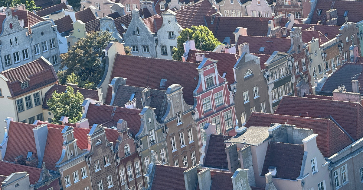 Gdansk fentről