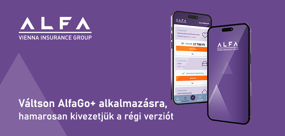 Váltson AlfaGo+ alkalmazásra, hamarosan kivezetjük a régi verziót