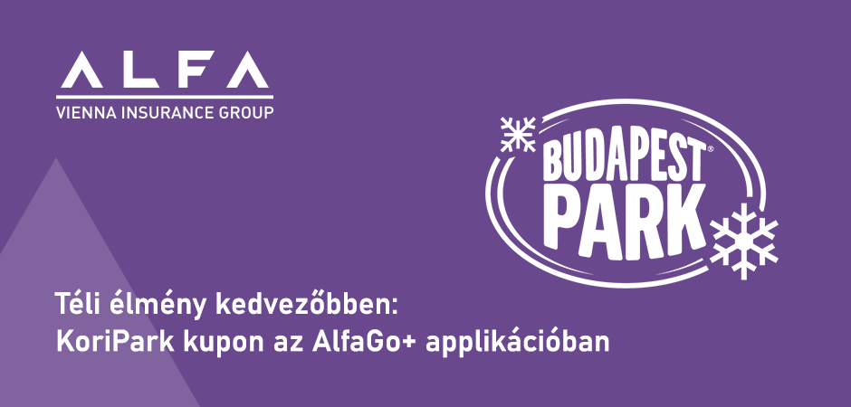 Téli élmény kedvezőbben: KoriPark kupon az AlfaGo+ applikációban