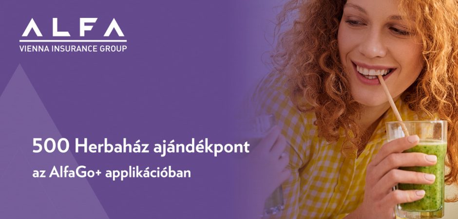 Herbaház ajánlat az AlfaGo+ appban: 500 Ft ajándékpont új klubtagsággal