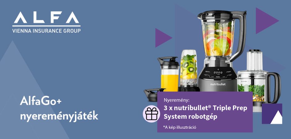 Töltse le az AlfaGo+ appot, és nyerjen nutribullet® robotgépet!