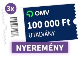 Most 100 000 Ft értékű OMV-utalványt is nyerhet!